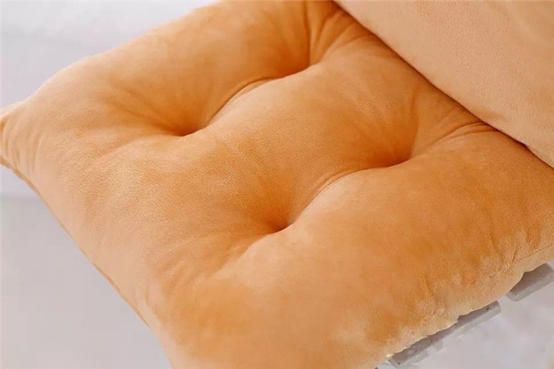 ChezMax Chair Cushion Plush Seat Cushion Back Cushion with Ties Thickened Desk Chair Pads Cartoon Waist Pillow Cushion Decor for Chair Car Office Patio Wheelchair Cartoon Bear - Image 2